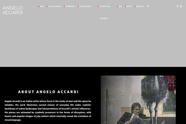 Archive theme site design template sample