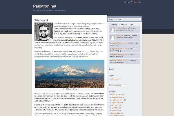 angelofailla.com site used Amazing Blog
