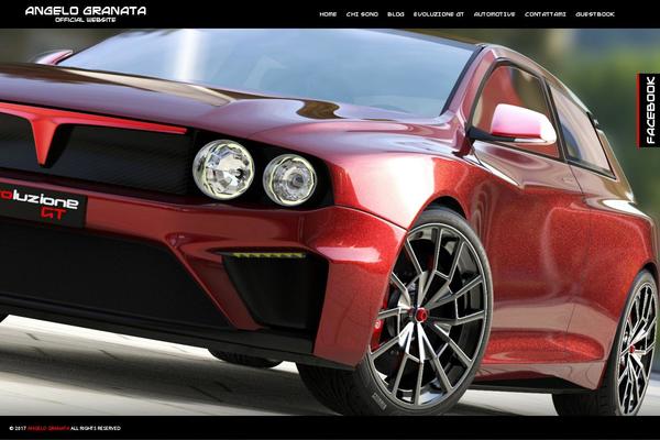 Sideways theme site design template sample