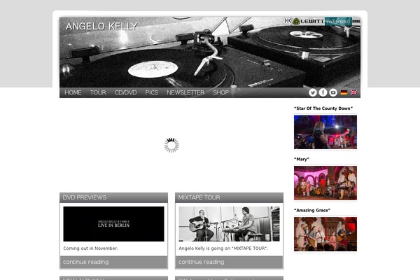 Site using MF Gig Calendar plugin