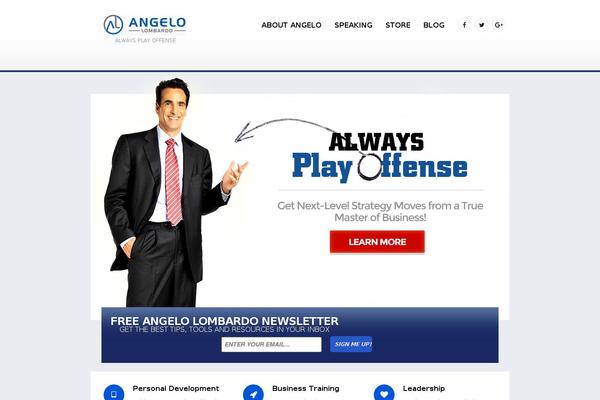 Angelo theme site design template sample