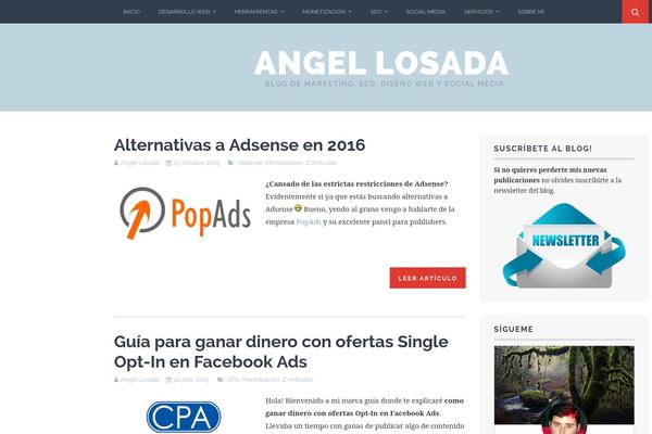 Cenote theme site design template sample