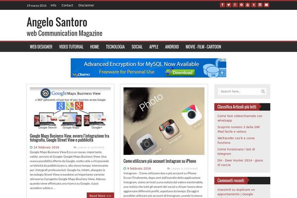 WP FanZone theme site design template sample