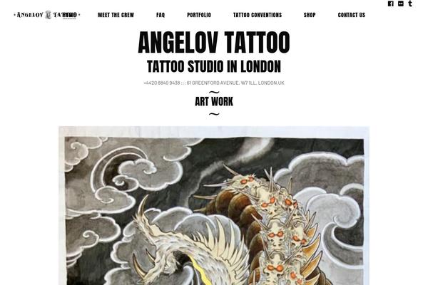 angelovtattoo.com site used Dotwork