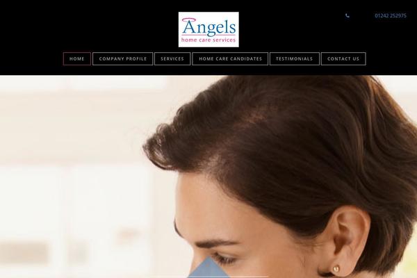 HomeCare theme site design template sample
