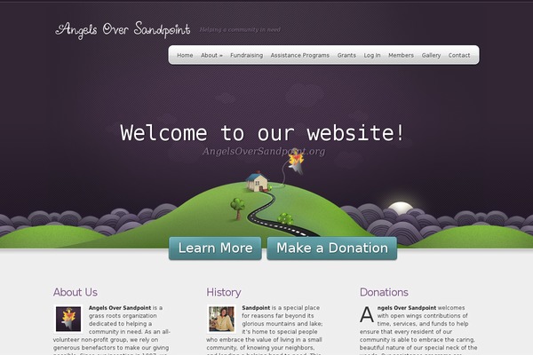 WordPress website example screenshot