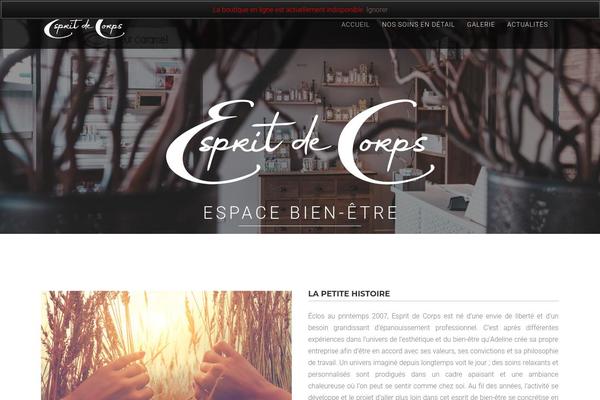 The Story Child theme site design template sample