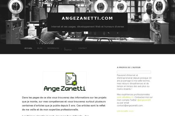 Hemingway theme site design template sample