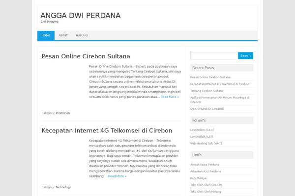 Site using Hide My Dates plugin