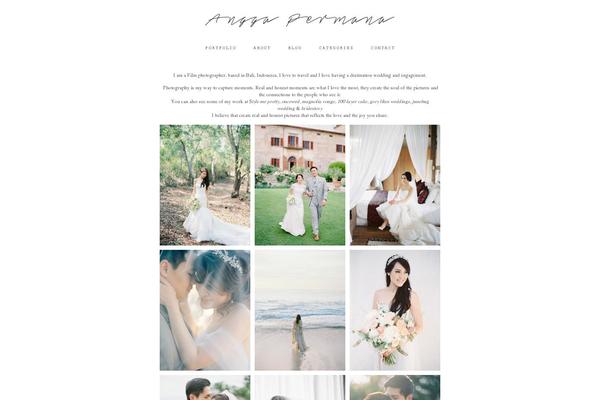 Prophoto4 theme site design template sample