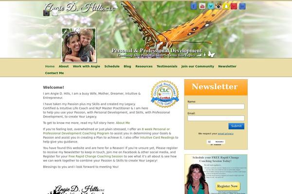 Ultimatum theme site design template sample