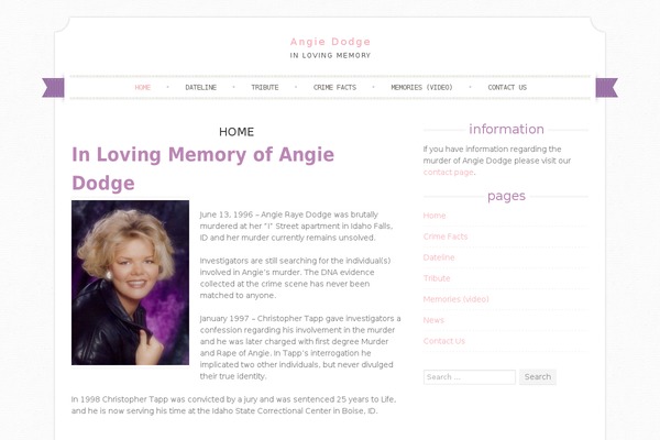 Sugar and Spice theme site design template sample