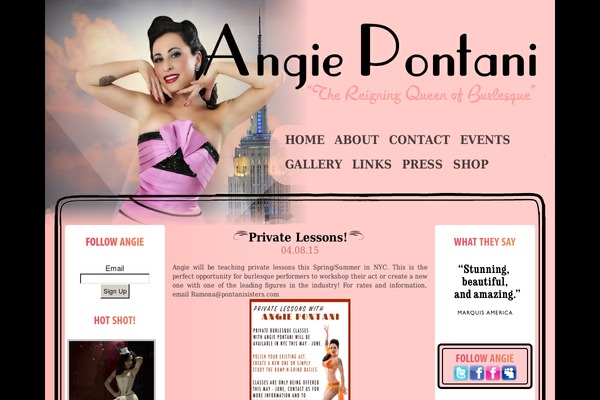Site using amr ical events lists plugin