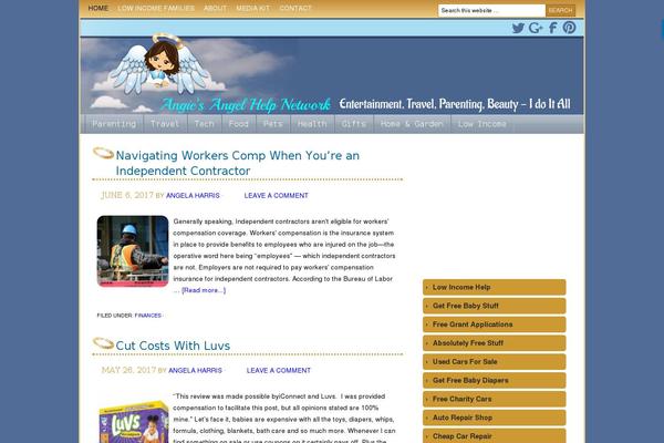 Blissful theme site design template sample
