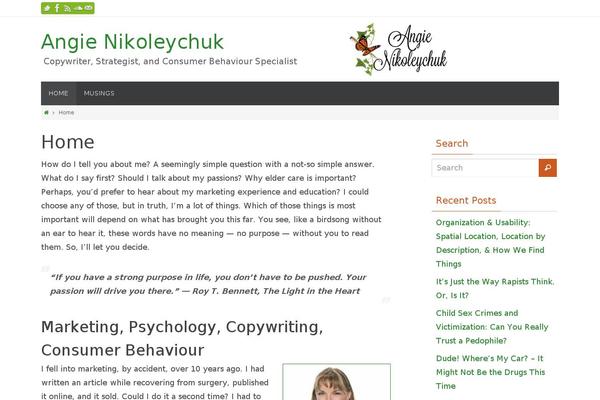 General News theme site design template sample