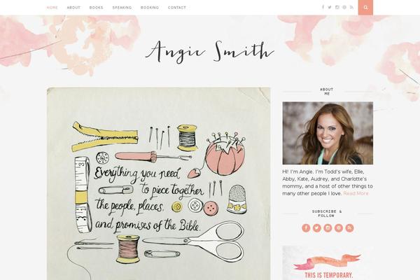 angiesmithonline.com site used Angiesmithonline
