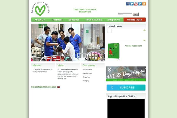 angkorhospital.org site used Olive-lake-hello