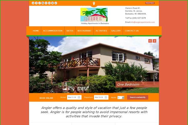 Nice Hotel theme site design template sample