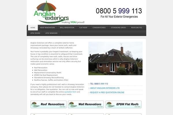 Enterprise theme site design template sample