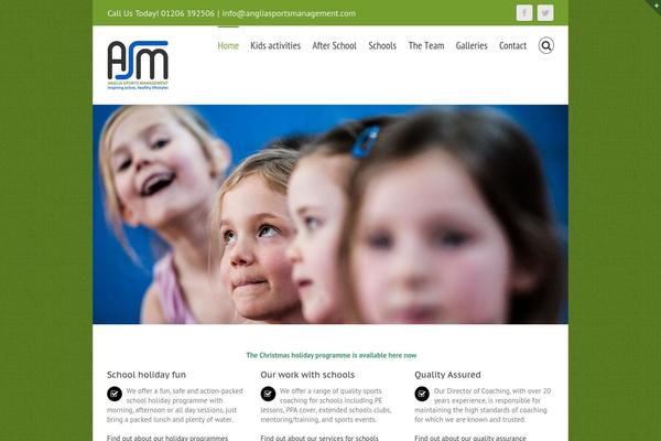 Avada theme site design template sample