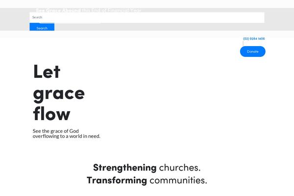 anglicanaid.org.au site used Anglican