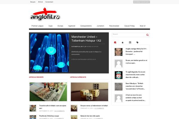 anglofil.ro site used Typograph