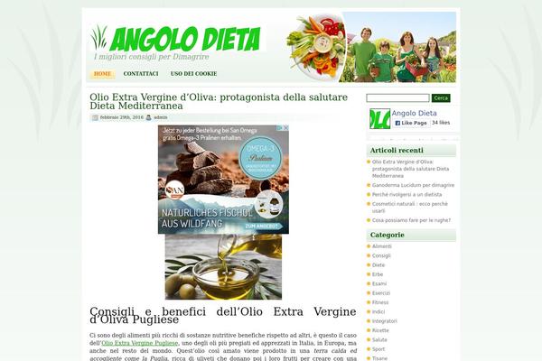 Healthylifestyle theme site design template sample