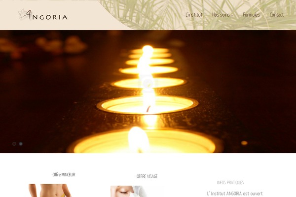 angoria.fr site used Asteria Lite