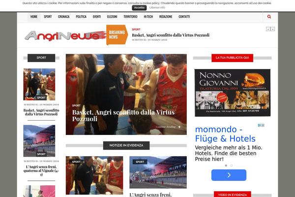 Gazeta theme site design template sample