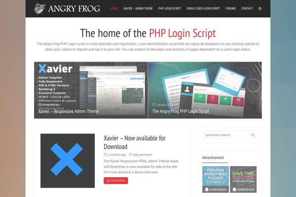 Throne theme site design template sample