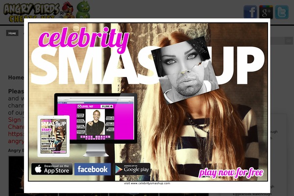 angrybirdscheats.net site used Angry Birds