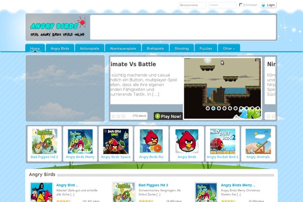 BrayGames theme site design template sample