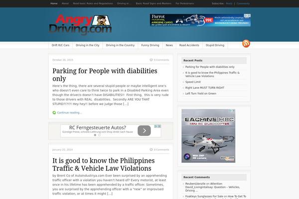 Fresh News theme site design template sample