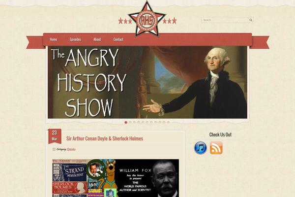 Retropress theme site design template sample