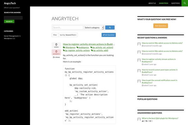 Site using Akismet plugin