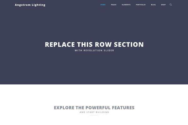 Tilt theme site design template sample