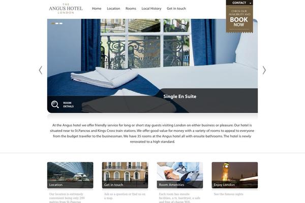 Guesthouse theme site design template sample