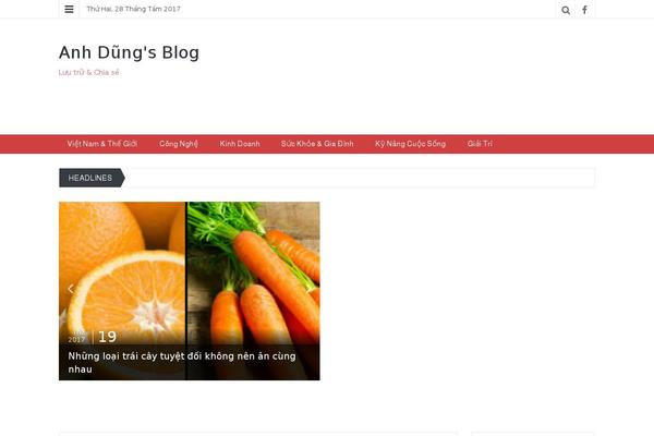 Fluida theme site design template sample
