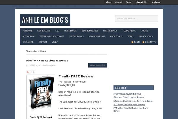 anhleem.com site used Pristine2
