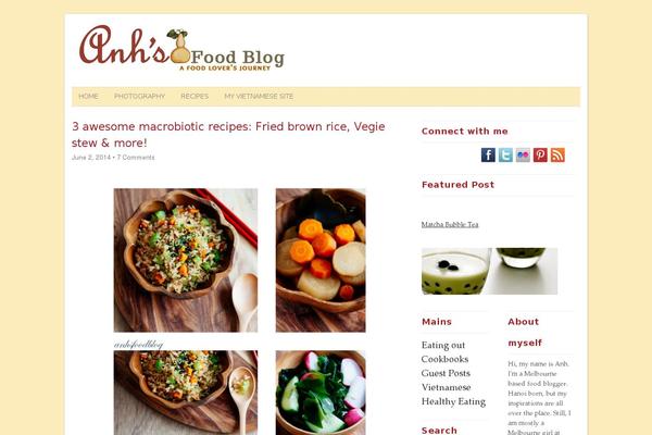 Hestia theme site design template sample