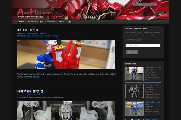 Site using Twenty Eleven Theme Extensions plugin