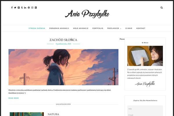 Letsblog theme site design template sample
