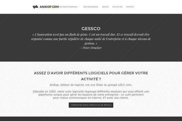 anikop-crm.com site used Theme-workhype