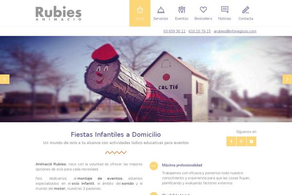Site using Page-builder plugin