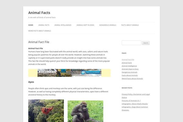 Twenty Twelve theme site design template sample