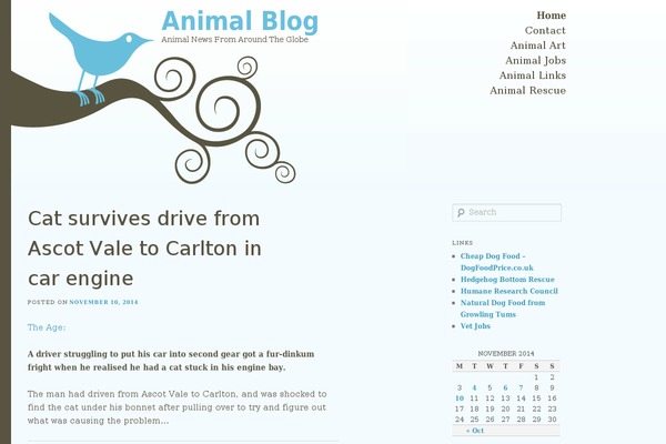 Bluebird theme site design template sample