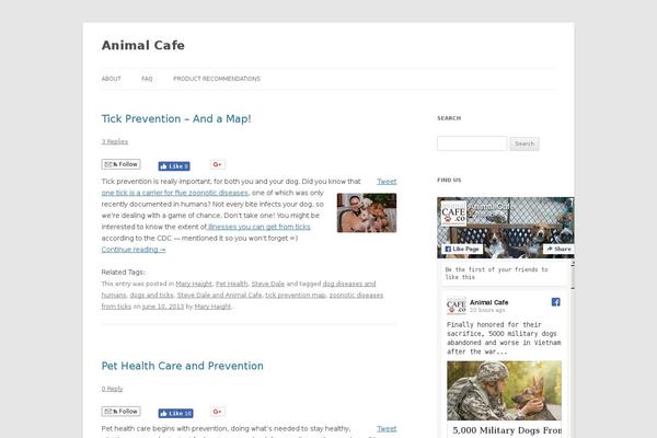 Site using External Events Calendar plugin