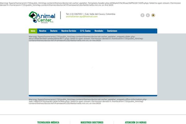 Doctor theme site design template sample