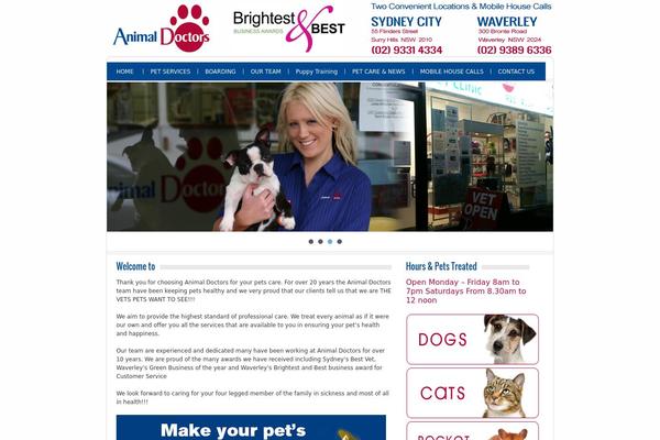 animaldocs.com.au site used Wp-alphapack