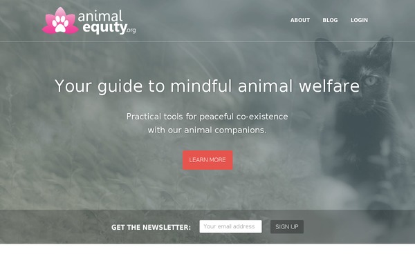 animalequity.org site used Pasada